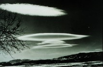 5. Altocumulus Lenticularis, February 21, 1940, Fort Collins, State of Colorado, USA. Photo Credit: Mr. Maxwell Parshall, National Oceanic and Atmospheric Administration Photo Library (http://www.photolib.noaa.gov), Historic NWS (National Weather Service) Collection, National Oceanic and Atmospheric Administration (NOAA, http://www.noaa.gov), United States Department of Commerce (http://www.commerce.gov), Government of the United States of America (USA).
