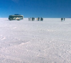 3. Salar de Uyuni (Uyuni Salt Plain), Republica de Bolivia - Republic of Bolivia. Photo Credit: SeaWiFS Science Focus, Volume IV: Ancient Seas, Modern Images - Uyuni Salt Plain (Salar de Uyuni) <http://daac.gsfc.nasa.gov/CAMPAIGN_DOCS/OCDST/science_focus.html>, Goddard Earth Sciences (GES) Data and Information Services Center (DISC) Distributed Active Archive Center (DAAC) <http://daac.gsfc.nasa.gov>, NASA Goddard Space Flight Center (http://www.gsfc.nasa.gov), National Aeronautics and Space Administration (NASA, http://www.nasa.gov), Government of the United States of America (USA).