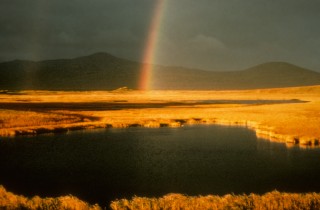 1. Rainbow Sunset at Nanvak Bay (1973), Yukon Delta National Wildlife Refuge, State of Alaska, USA. Photo Credit: M. H. Dick (YUDE-01), Alaska Image Library, United States Fish and Wildlife Service Digital Library System (http://images.fws.gov), United States Fish and Wildlife Service (FWS, http://www.fws.gov), United States Department of the Interior (http://www.doi.gov), Government of the United States of America (USA).