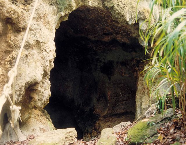 Great Human Tragedies Occured in this Cave Located in the Area of Fena Valley Reservoir, Territory of Guam, USA. Photo Credit: War in the Pacific National Historical Park (WAPA, http://www.npswapa.org), WAPA Gallery (http://www.npswapa.org/gallery, Guam, Caves - Fena Reservoir area of Guam), National Park Service (NPS, http://www.nps.gov), United States Department of the Interior (http://www.doi.gov), Government of the United States of America (USA).