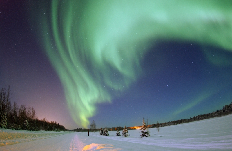 1. Spectacular Green Aurora Borealis (Northern Lights) Above Bear Lake on January 18, 2005, Eielson Air Force Base, State of Alaska, USA. Photo Credit: Senior Airman Joshua Strang, United States Air Force; Defense Visual Information (DVI, http://www.DefenseImagery.mil, 050118-F-MS415-003, 050118-F-3488S-003, DFSD0744838, and DF-SD-07-44838) and United States Air Force (USAF, http://www.af.mil), United States Department of Defense (DoD, http://www.DefenseLink.mil or http://www.dod.gov), Government of the United States of America (USA).