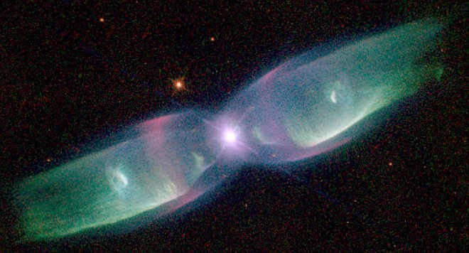 Bipolar or 'Butterfly' Planetary Nebula M2-9, the Twin Jet Nebula. Photo Credit: Hubble Sees Supersonic Exhaust from Nebula, August 2, 1997 (Released: December 17, 1997), STScI-1997-38, NASA's Earth-orbiting Hubble Space Telescope (http://HubbleSite.org); The Hubble Heritage Team (STScI/AURA), National Aeronautics and Space Administration (NASA, http://www.nasa.gov), Government of the United States of America (USA).