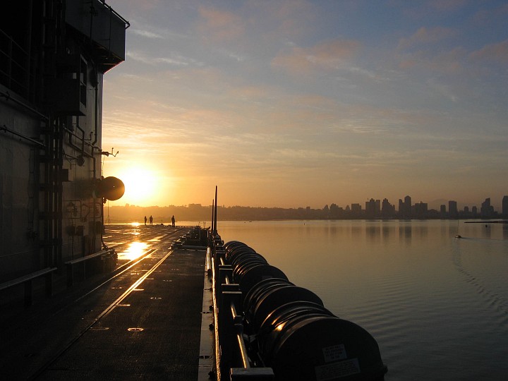 The Rising of the Sun on June 20, 2005 Over the City of San Diego, State of California, USA. Photo Credit: Cryptologic Technician 2nd Class Ryan M. King, Navy NewsStand - Eye on the Fleet Photo Gallery (http://www.news.navy.mil/view_photos.asp, 050620-N-0615K-001), United States Navy (USN, http://www.navy.mil); United States Department of Defense (DoD, http://www.DefenseLink.mil or http://www.dod.gov), Government of the United States of America (USA).