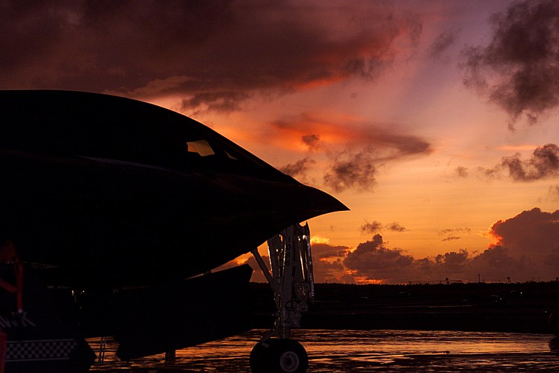 Beautiful Sunset In the Pacific (Over the Philippine Sea), Andersen Air Force Base, Territory of Guam, USA. Photo Credit: Airman 1st Class Nick Martin, United States Air Force; Air Force Link - Week in Photos, September 26, 2003 (http://www.af.mil/weekinphotos/030926-05.html and http://www.af.mil/weekinphotos/wipgallery.asp?week=30, 030925-F-3488S-078, "Spirit and the sky"), United States Air Force (USAF, http://www.af.mil), United States Department of Defense (DoD, http://www.DefenseLink.mil or http://www.dod.gov), Government of the United States of America (USA).