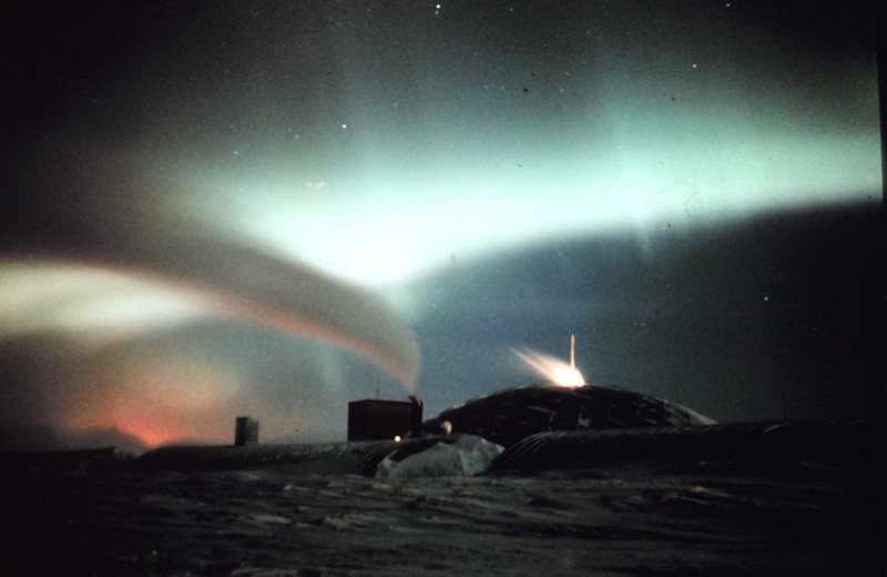 This Beautiful Curtain of Light -- the Aurora Australis -- Is a Wonder of Nature, Austral Fall and Winter 1979, South Pole Station, Antarctica. Photo Credit: Commander John Bortniak, NOAA Corps (ret.); National Oceanic and Atmospheric Administration Photo Library (http://www.photolib.noaa.gov, corp1642), NOAA Corps Collection, NOAA Central Library, National Oceanic and Atmospheric Administration (NOAA, http://www.noaa.gov), United States Department of Commerce (http://www.commerce.gov), Government of the United States of America (USA).