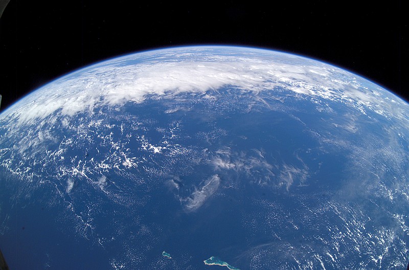 Beautiful Planet Earth, Our Home, As Seen From the International Space Station on June 13, 2003. Photo Credit: ISS007-E-7304, Earth, Pan-Clouds, Pacific Ocean, Republic of Kiribati islands (atolls) in the foreground: Tabiteuea and Onotoa; Image Science and Analysis Laboratory, NASA-Johnson Space Center. 10 July 2006. 'Astronaut Photography of Earth - Display Record.' <http://eol.jsc.nasa.gov/scripts/sseop/photo.pl?mission=ISS007&roll=E&frame=7304>; National Aeronautics and Space Administration (NASA, http://www.nasa.gov), Government of the United States of America (USA).