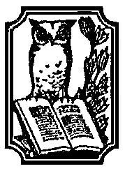 owl bookplate