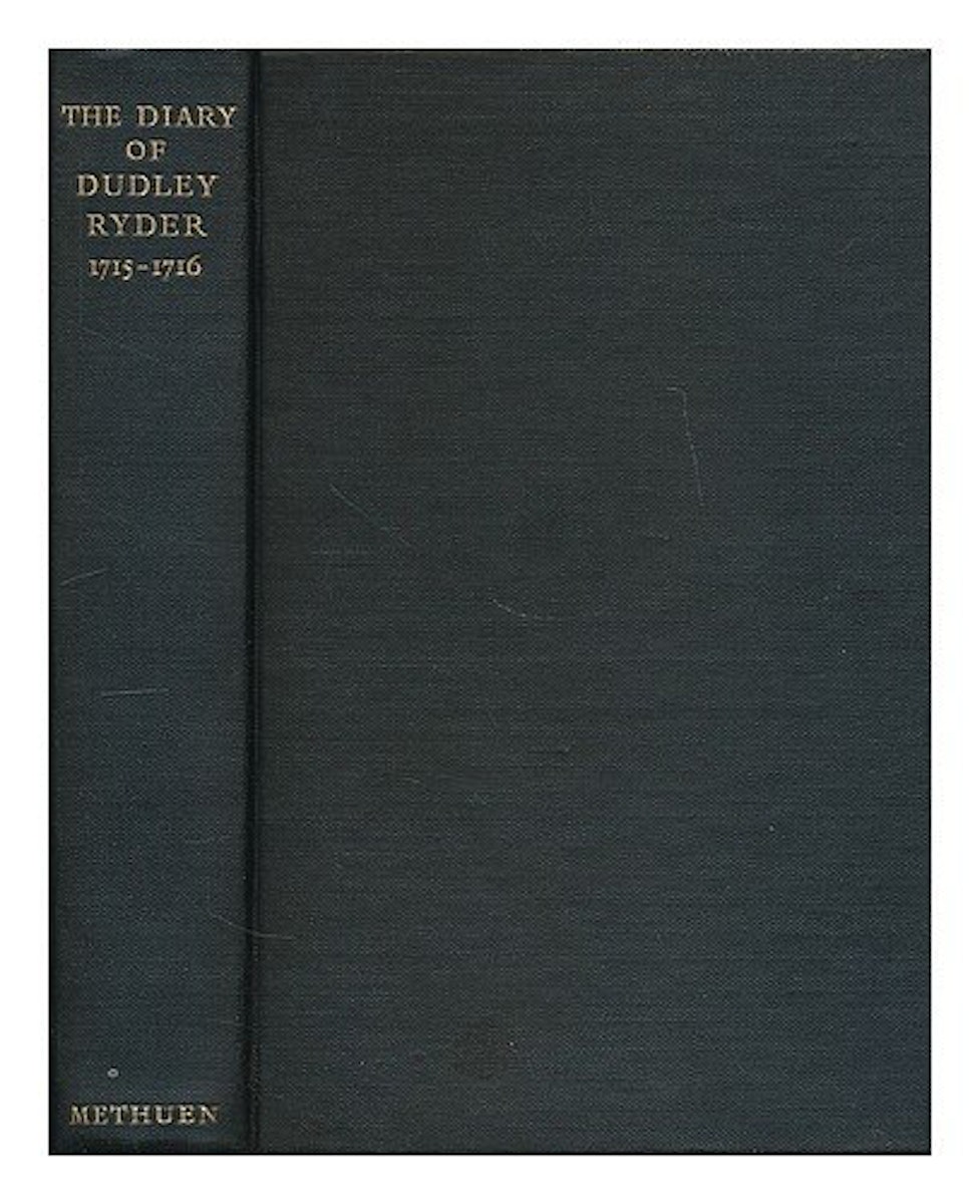 The Diary of Dudley Ryder cover