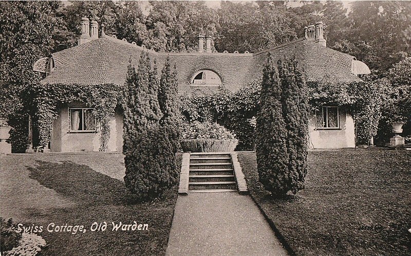File:Postcard of the Swiss Cottage, Old Warden.jpg