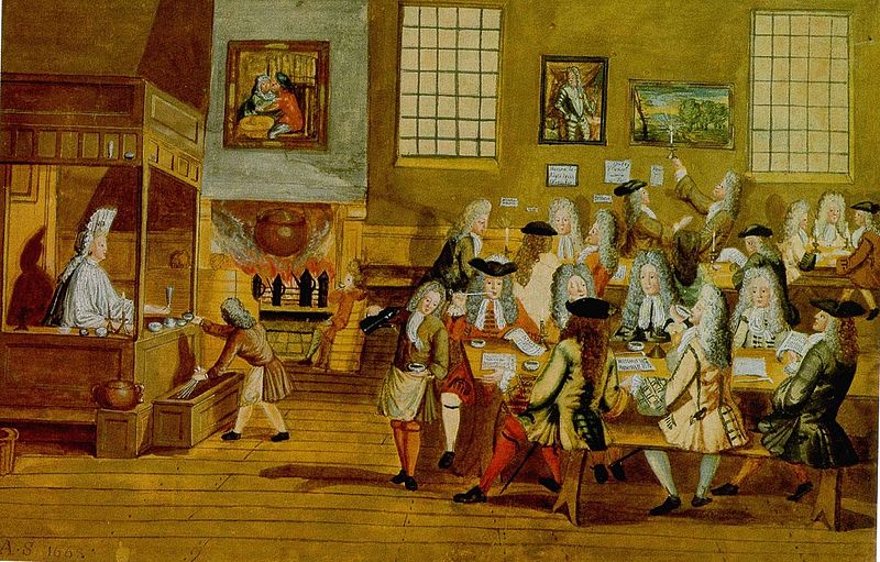File:Interior of a London Coffee-house, 17th century.JPG