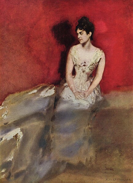 File:Albert von Keller - Porträt der Frau des Künstlers, 1887.jpg