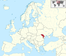Map of Moldova