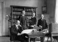 Max Hecker, Hans Wahl, Hans Gerhard Gräf und Julius Wahle (um 1918)