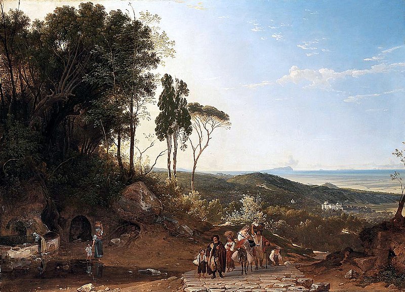 File:Franz Ludwig Catel (1778 - 1856), Aussicht von Ariccia gegen das Meer.jpg