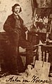 Anton von Werner in seinem Atelier, 1866