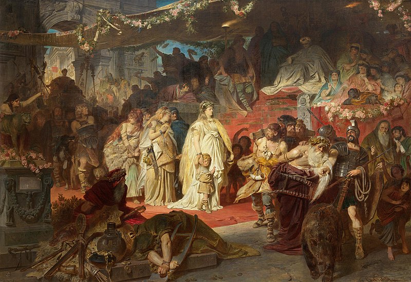 File:Carl Theodor von Piloty Thusnelda im Triumphzug des Germanicus.jpg