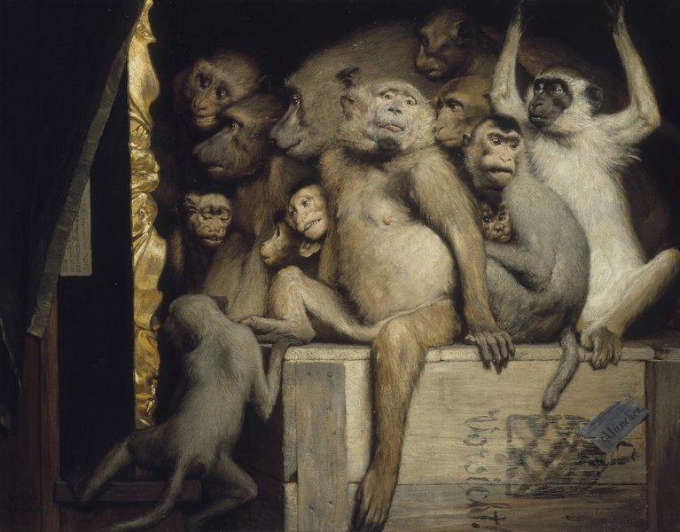 File:Gabriel Cornelius von Max, 1840-1915, Monkeys as Judges of Art, 1889.jpg