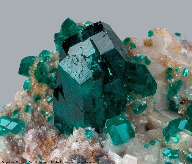 dioptase, tsumeb