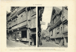 Lisieux. 1. Maison de la Salamandre, rue aux Fvres. 2. Maison dite Manoir Formeville.