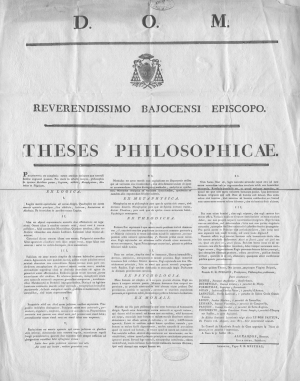 Theses philosophicae