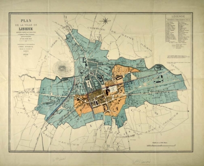 Plan de Lisieux - 1899