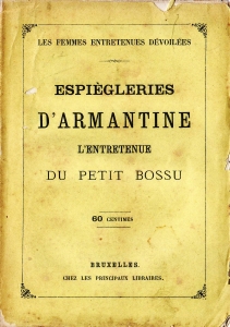 Espigleries d'Armantine l'entretenue du petit bossu