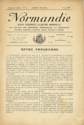 Normandie, revue rgionale illustre mensuelle, n1 - Avril 1917.