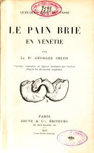 Le Pain bri en Vntie (page de titre)