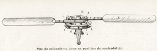 Vue du mcanisme dans sa position de sustentation (179 ko)