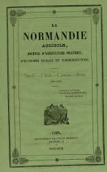 La Normandie agricole - 1845-1846