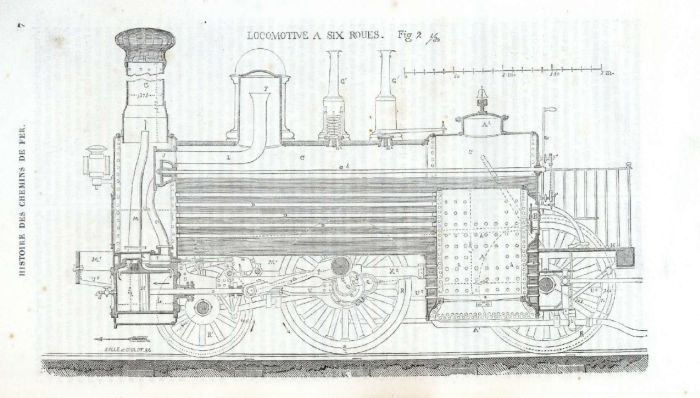 Histoire des chemins de fer - 1843 - Darnis