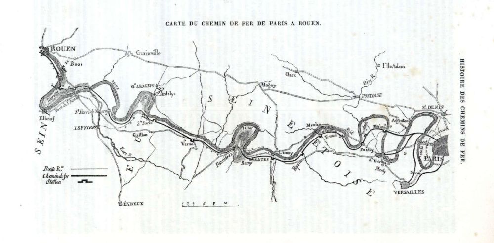 Histoire des chemins de fer - 1843 - Darnis.