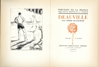 Page de titre : Deauville de P. de Rgnier (1927)