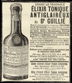 Elixir tonique antiglaireux du Docteur Guilli