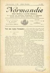 Normandie, revue rgionale illustre mensuelle, n15 - juin 1918.