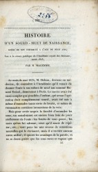 F. Magendie : Histoire d'un sourd-muet de naissance, guri de son infirmit  l'ge de neuf ans (1825)