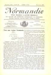 Normandie, revue rgionale illustre mensuelle, n23-24 mars-avril 1919.