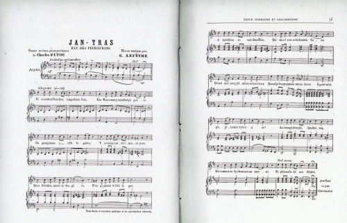 Jan-tras, Ray ds Peurch'rons - 1892 (parole et musique)