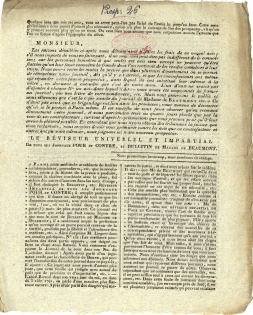 Rviseur universel (1792) - Propectus