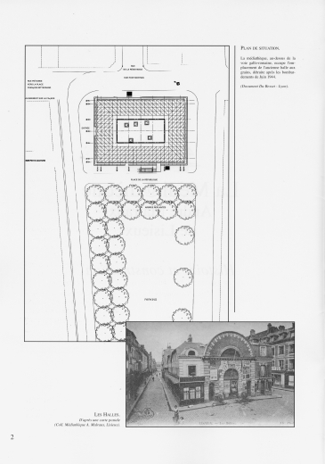 plan de situation + les halles