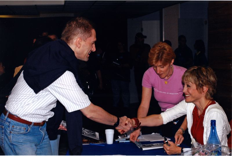 [paolo autografo con Nana Visitor]