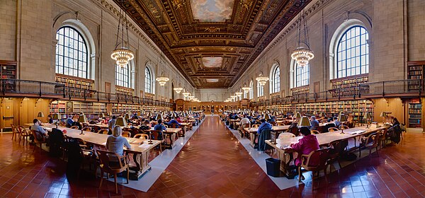 NYC Public Library Research Room