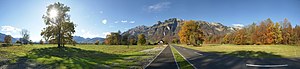 Alpstein in the Rhine Valley