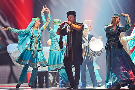 Azerbaijani traditional dances during Eurovision 2012