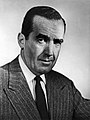 Respected broadcast journalist Edward R. Murrow, while also known for his WWII radio broadcasts, whose televised takedown on Senator Joseph McCarthy was the subject of the 2005 Oscar-nominated George Clooney film Good Night and Good Luck.