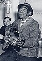 Mississippi John Hurt, one of the many rediscovered blues musicians during the 1960s folk music revival.