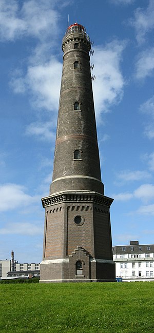 The New Lighthouse called "Neuer Leuchtturm" in Borkum, Germany