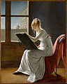26 Villers Young Woman Drawing uploaded by AKeen, nominated by Pine