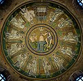 32 Arian Baptistry ceiling mosaic - Ravenna uploaded by PetarM, nominated by PetarM