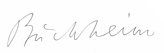 Signature of Lothar-Günther Buchheim